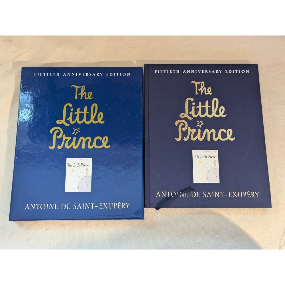 The Little Prince 50th Anniversary Ed Antoine de Saint-Exupery Hardcover Box